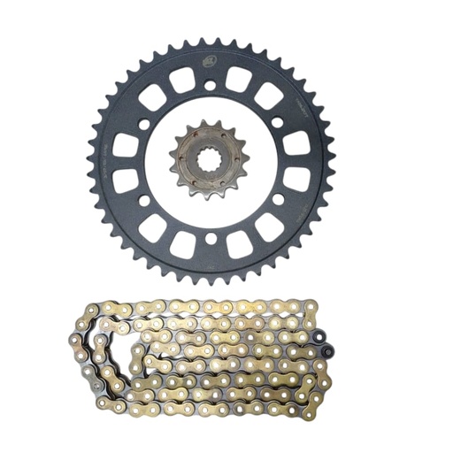 [Y00388] KIT YZF 600R CORONA+PIÑON+CADENA