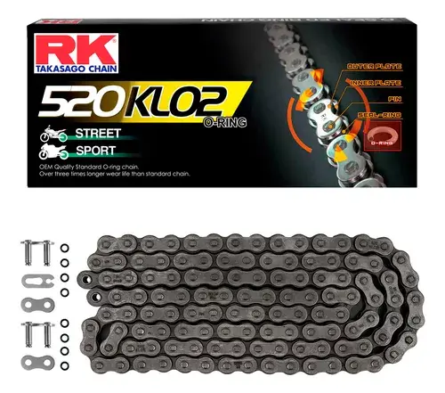 [520KLO2 X 120L] CADENA RK 520KLO2 X 120L-FZ 