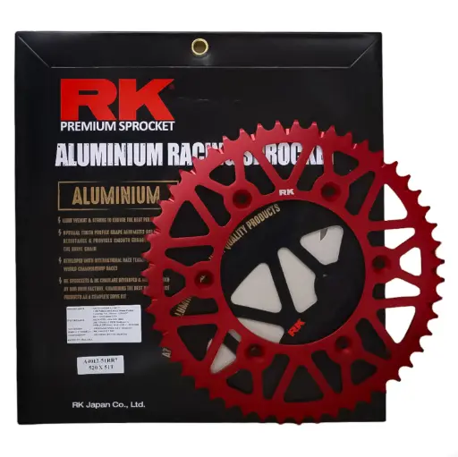 CORONA DE ALUMINIO RK 520 X 51T HONDA 250