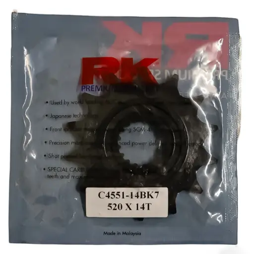 [C4551-14BK7] PIÑON RK 520 X 14T HONDA 250 