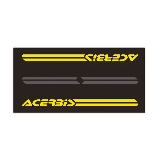 [0021696318] ALFOMBRA MOTO NEGRO/AMARILLO (DAÑADA)