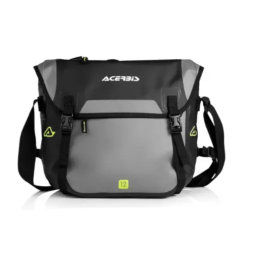 [0021646319] BOLSA IMPERMEABLE 12 LT NEGRO/GRIS
