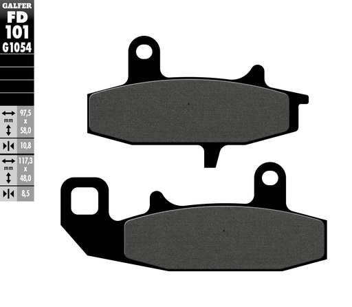 [FD101G1054] BALATA DELANTERA SUZUKI DR650 
