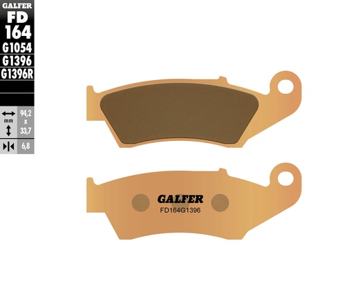 [FD164G1396] BALATA DELANTERA GALFER [FD164G1396]
