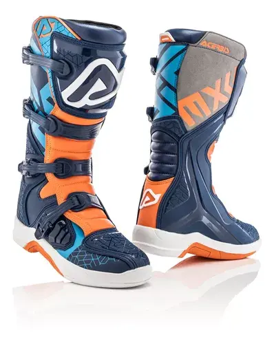 [0022999243040] BOTAS X-TEAM AZUL/NARANJA T.40