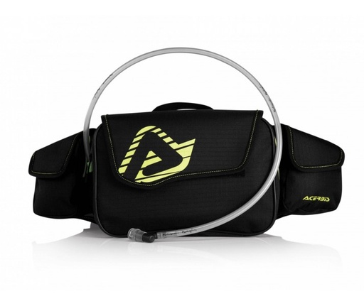 [0021643318] CANGURERA ACERBIS CON BOLSA DE AGUA NEGRO/AMARILLO