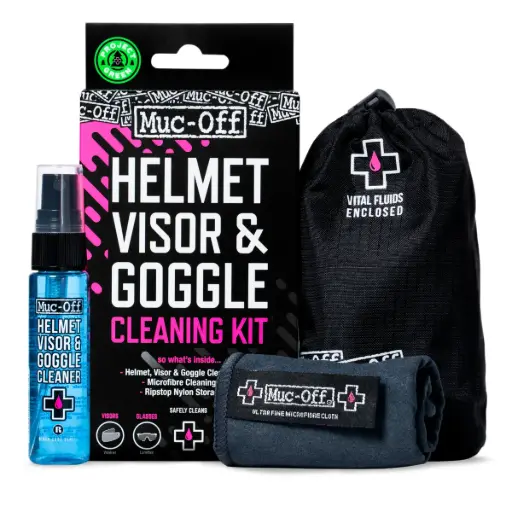 [20802] MUC-OFF KIT DE LIMPIEZA DE VISOR Y GOGGLES DE CASCO