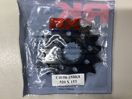[C4158-15BK8] PIÑON RK 520 X 15T