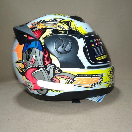 [CAP-409BC] CASCO EVOLUTION 4G MONSTER BLANCO PRO TORK 