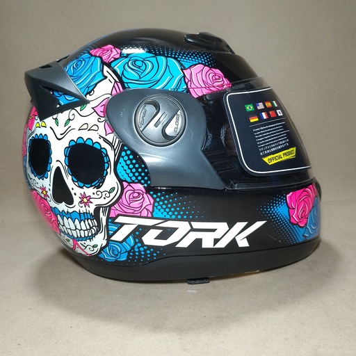 [CAP-681PT] CASCO EVOLUTION G7 MEXICAN SKULL NEGRO 