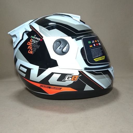 [CAP-719BC] CASCO PRO TORK EVOLUTION G8 EVO BLANCO L