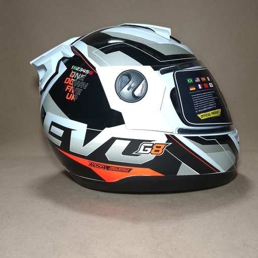 [CAP-736BC] CASCO PRO TORK EVOLUTION G8 EVO BLANCO 