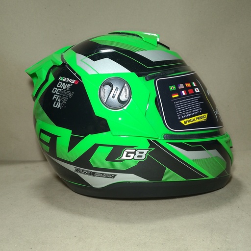 [CAP-719VD] CASCO PRO TORK EVOLUTION G8 EVO VERDE 