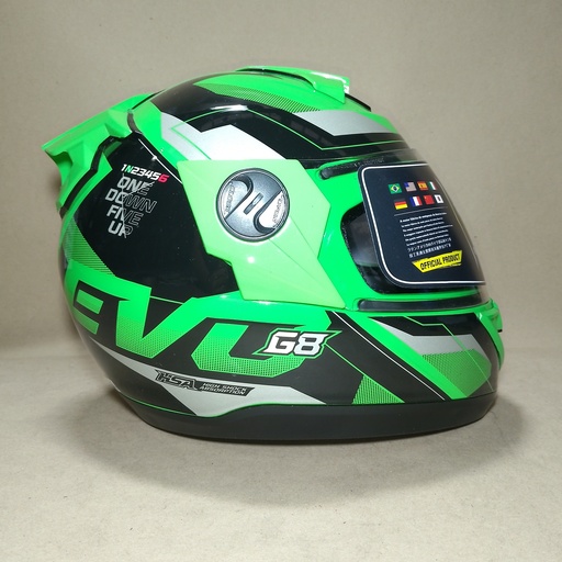 [CAP-736VD] CASCO PRO TORK EVOLUTION G8 EVO VERDE 