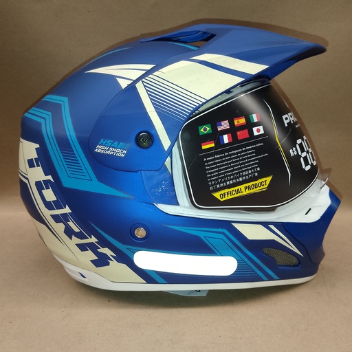 [CAP-635AZ] CASCO TH-1 VISION NEW ADVENTURE AZUL PRO TORK 