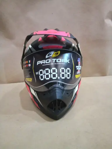 [CAP-636RS] CASCO TH-1 VISION NEW ADVENTURE ROSA PRO TORK 