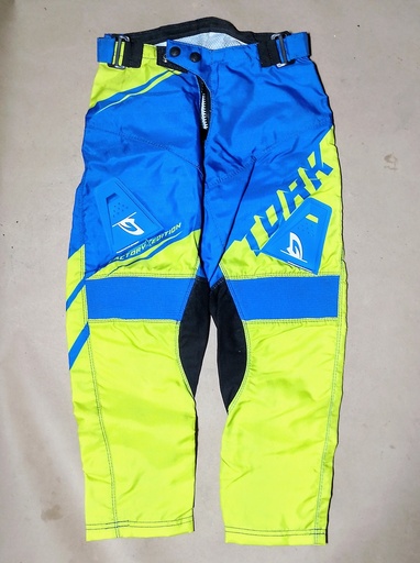 [CAL-156AZAM] PANTALON FACTORY EDITION AZUL/AMARILLO INF. 