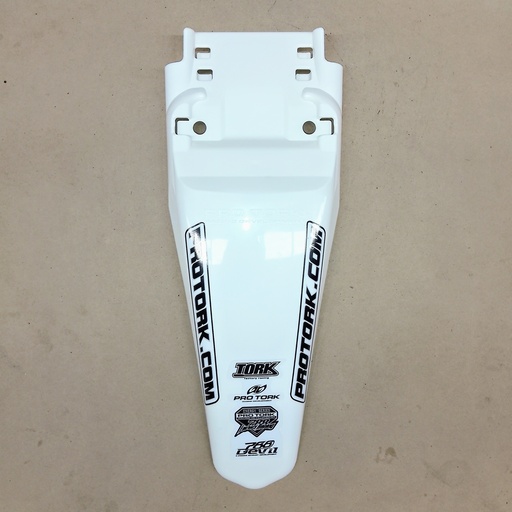 [PA-02BC] SALPICADERA TRASERA UNIVERSAL MX2 BLANCO