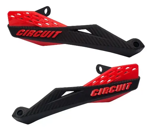 [PM079-21V] PROTECTOR DE MANO CIRCUIT FÉNIX HIERRO NEGRO/ROJO