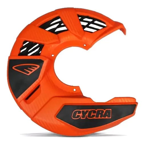 [AC24126010] PROTECTOR DE DISCO DE FRENO CYCRA UNIVERSAL NARANJA