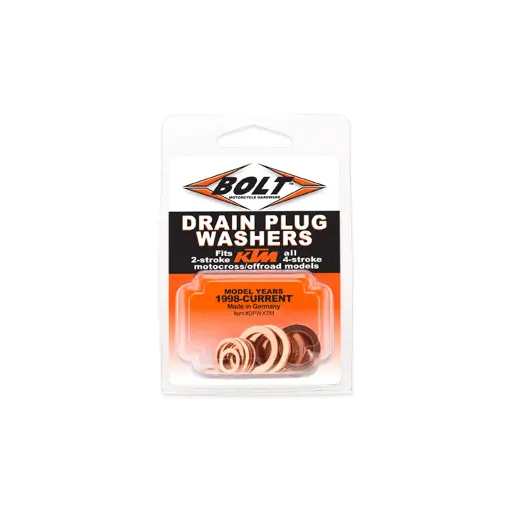 [DPW.KTM] ARANDELAS PARA TAPÓN DE DRENAJE PARA KTM 8-M12 x 0.709 in , 4-M10 x 0.551 , 4-M6 x 0.394 i