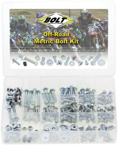 [2004-PP] KIT DE PERNOS MÉTRICOS OFF ROAD PARA MOTOS JAPONESAS| UNIVERSAL