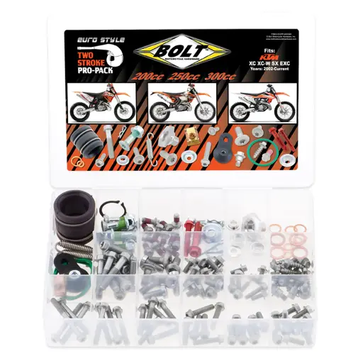[EUPP-200/300] KIT DE TORNILLOS PRO DE DOS TIEMPOS PARA KTM 50CC-300CC