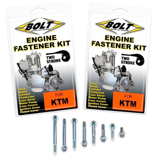 [E-KTM2-0316] KITS DE SUJETADORES DE MOTOR PARA KTM 2 TIEMPOS KTM SX/XC 250 03-16, 04-16 SX/XC 300